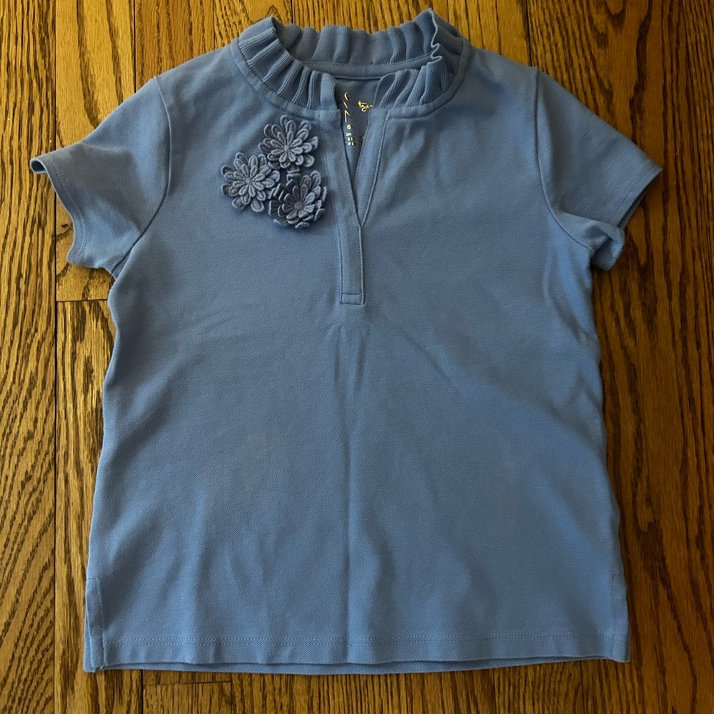 Lilly Pulitzer girls polo shirt size M (6/7)